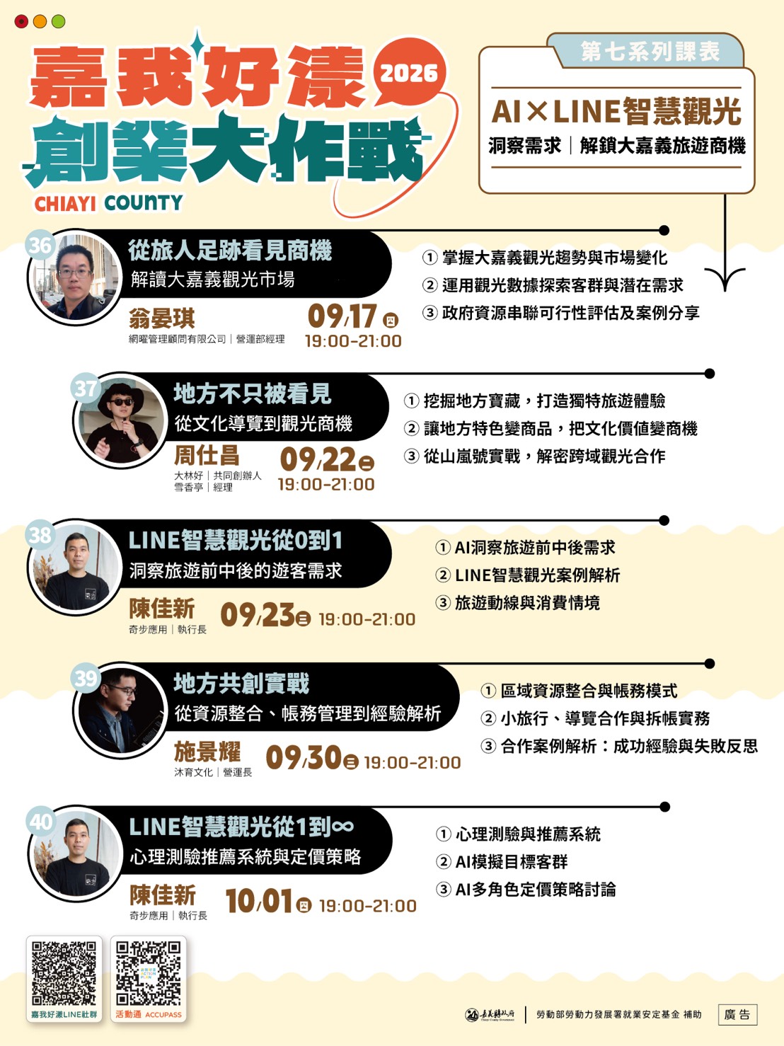 【嘉我好漾|創業大作戰 -第七系列 -AI×LINE智慧觀光|洞察需求,解鎖大嘉義旅遊商機】